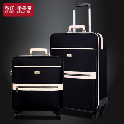 Paul Business Oxford Cloth Box Box Suitcase Trolley Case Men's Universal Wheel Boarding Bag Women's Canvas Travel Case 