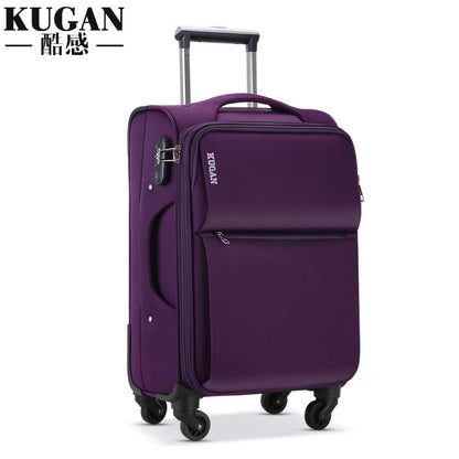 Oxford cloth suitcase men's password box luggage universal wheel suitcase women's boarding check trolley case 