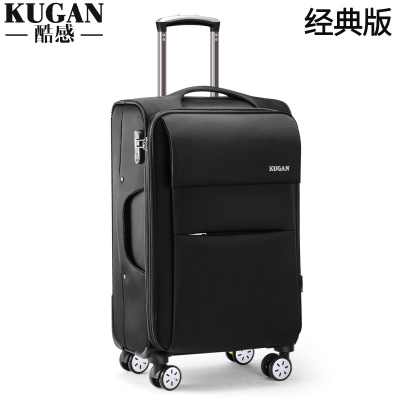 Business suitcase for women 20 inch boarding suitcase canvas box universal wheel 28 inch Oxford cloth box large trolley case for men 