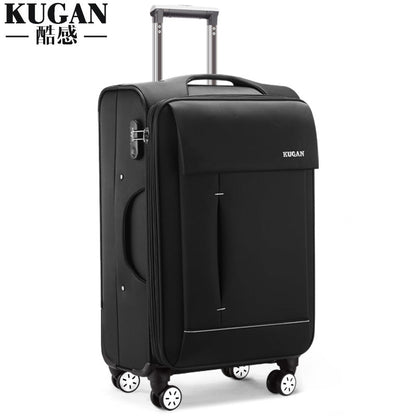 Fashion trolley case soft case universal wheel canvas suitcase men's oxford cloth business suitcase women's password box