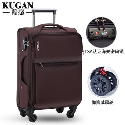 Oxford cloth suitcase men's password box luggage universal wheel suitcase women's boarding check trolley case 