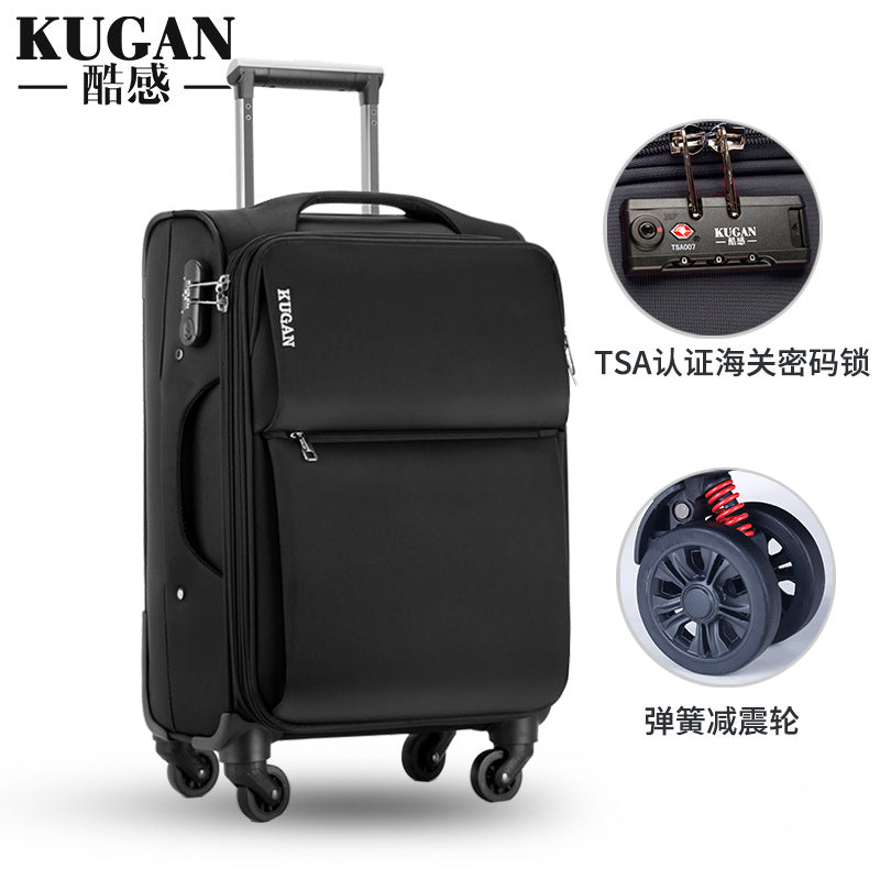 Oxford cloth suitcase men's password box luggage universal wheel suitcase women's suitcase boarding check-in trolley case 