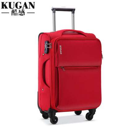 Oxford cloth suitcase men's password box luggage universal wheel suitcase women's boarding check trolley case 