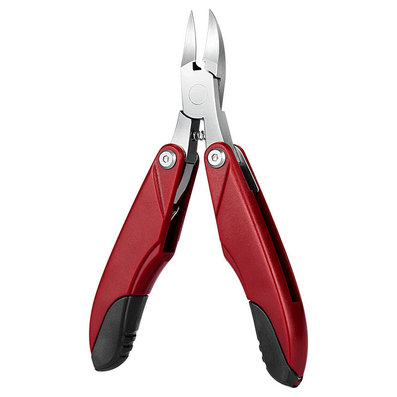 Multifunctional folding stainless steel nail clippers hawk beak pliers cuticle pliers nail scissors pedicure nail clippers hawk beak cuticle pliers 