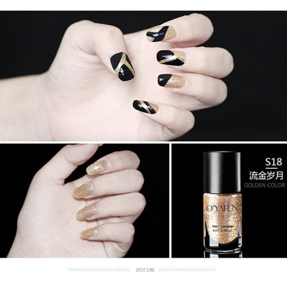 Ou Yafei no-bake water-based nail polish nude color peelable nail polish glue odorless wine red Morandi color