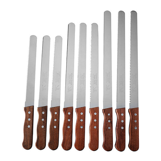 Bread knife serrated knife slicer fine tooth cake knife pastry knife toast layered coarse tooth non-toothed knife baking cutter