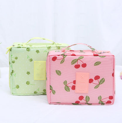 Korean version of the square bag cosmetic bag travel storage bag men and women storage toiletry bag LOGO production factory supply 