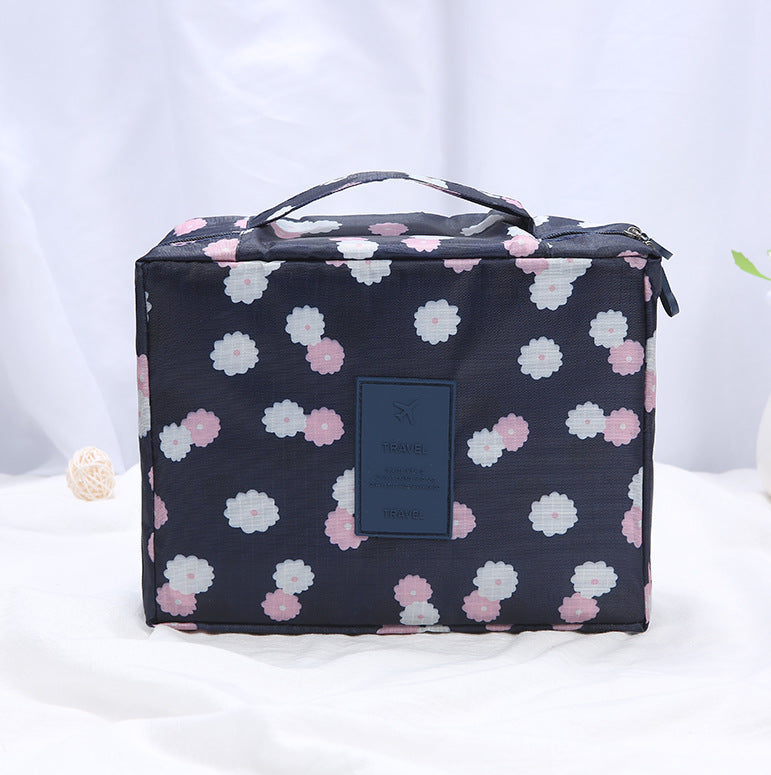 Korean version of the square bag cosmetic bag travel storage bag men and women storage toiletry bag LOGO production factory supply 