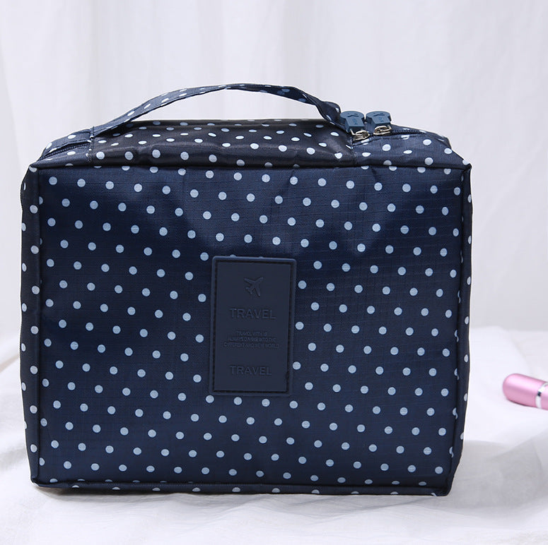 Korean version of the square bag cosmetic bag travel storage bag men and women storage toiletry bag LOGO production factory supply 