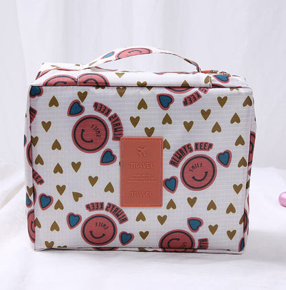 Korean version of the square bag cosmetic bag travel storage bag men and women storage toiletry bag LOGO production factory supply 