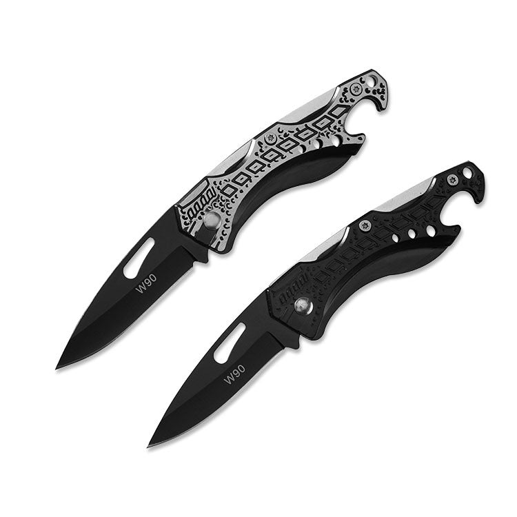 Stainless steel fruit knife outdoor knife folding knife multi-function knife camping portable mini knife