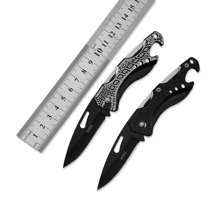 Stainless steel fruit knife outdoor knife folding knife multi-function knife camping portable mini knife