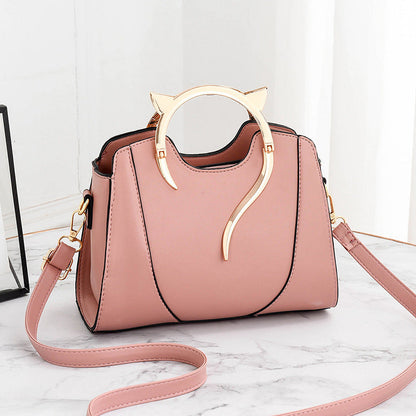 New autumn and winter fashion ladies handbags kitten bag cute ladies shoulder bag 2024 new crossbody women's bag batch 