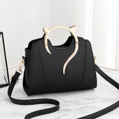 New autumn and winter fashion ladies handbags kitten bag cute ladies shoulder bag 2024 new crossbody women's bag batch 