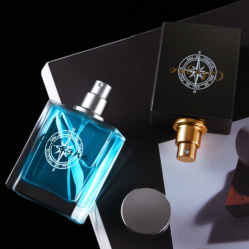 Lulanzi Blue Cologne Men's Perfume Long-lasting Light Fragrance Ocean Fragrance Gentleman Woody Fragrance Internet Celebrity Hot Sale Wholesale 