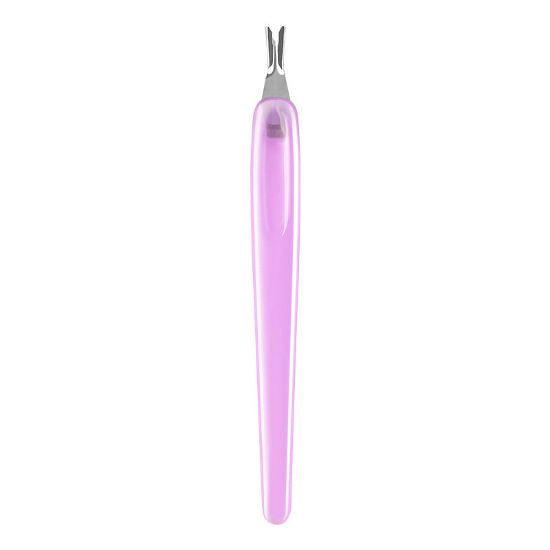 Nail tools dead skin fork sharp dead skin remover easy to push remove barbs nail nutrition oil softening pen care pen