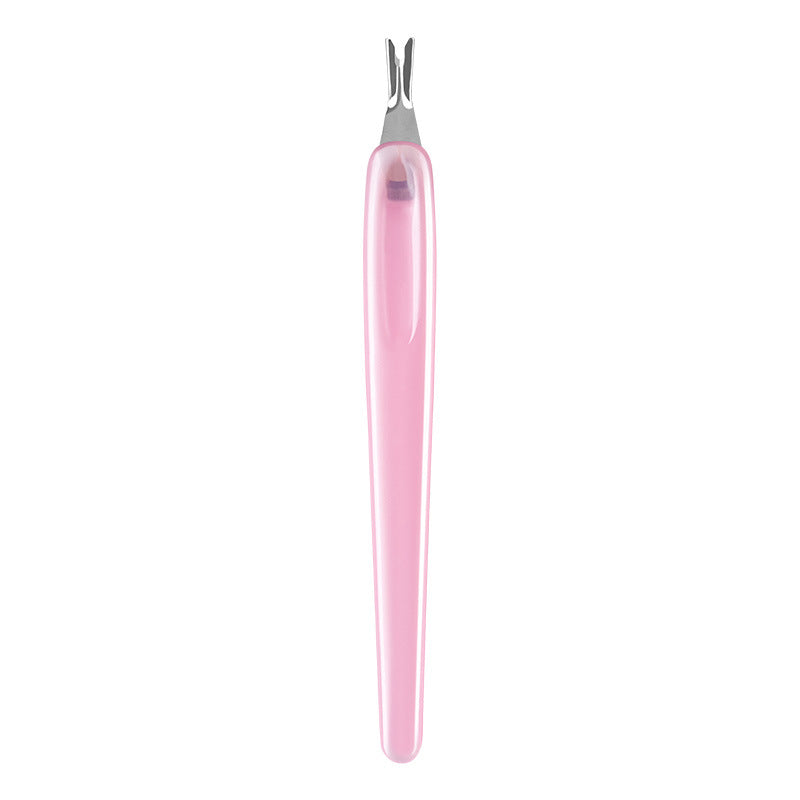 Nail tools dead skin fork sharp dead skin remover easy to push remove barbs nail nutrition oil softening pen care pen