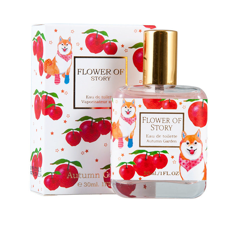 Internet celebrity live broadcast hit flower story girl student women's perfume long-lasting light fragrance fresh osmanthus light fragrance 30ml 