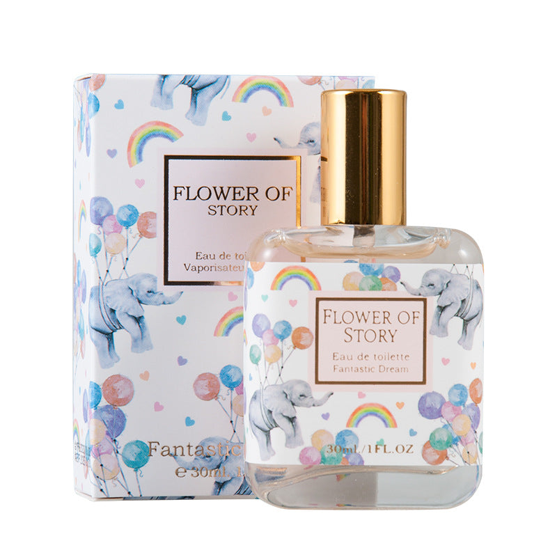 Internet celebrity live broadcast hit flower story girl student women's perfume long-lasting light fragrance fresh osmanthus light fragrance 30ml 