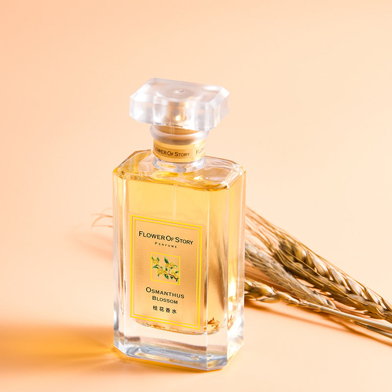 Osmanthus perfume for women, light fragrance, long-lasting, natural floral fragrance for students, flower story, 50ml, one piece, osmanthus fragrance