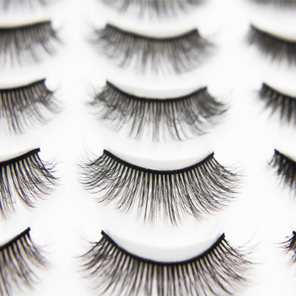 DINGSEN cross-border false eyelashes multi-layer 3D three-dimensional 20 pairs of eyelashes cross curl eyelashes