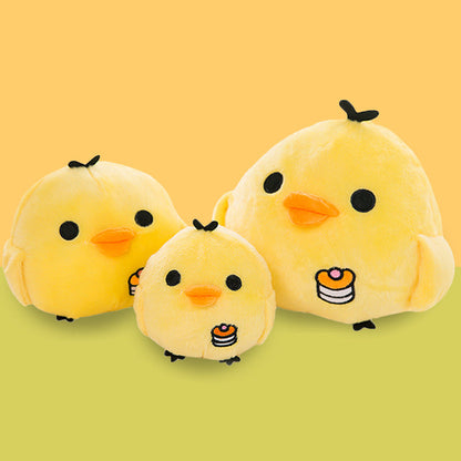 Nostril little yellow chicken doll big fat chicken little yellow chicken cute cartoon pillow plush toy little yellow duck