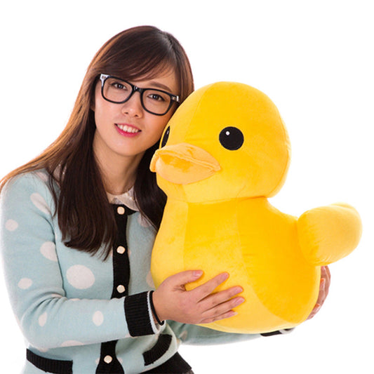 Hong Kong Big Yellow Duck Plush Toy Doll Pillow Cushion Children's Toy Gift Generation Small Doll Gift