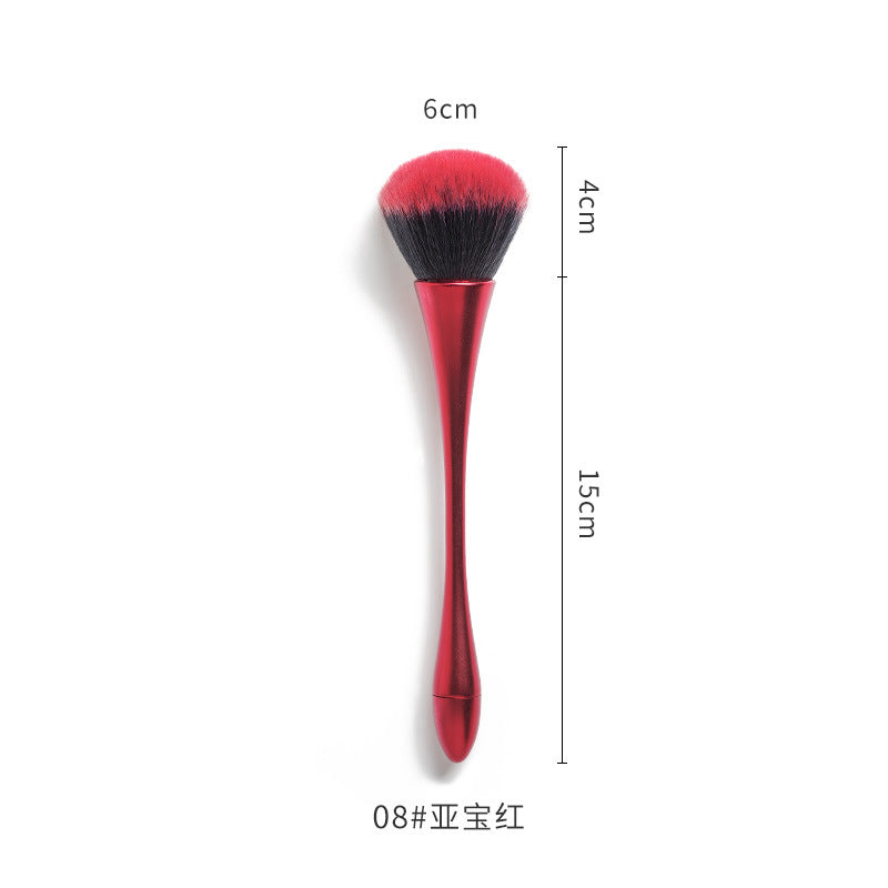 Nail dust brush pink rose flower shaped brush multifunctional nail trimming cleaning brush loose powder brush blush brush