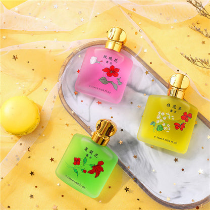 Qiuxia Osmanthus Fragrance Wang Men and Women Long-lasting Light Fragrance Student Small Fresh Rose Jasmine Fragrance Perfume Wholesale 