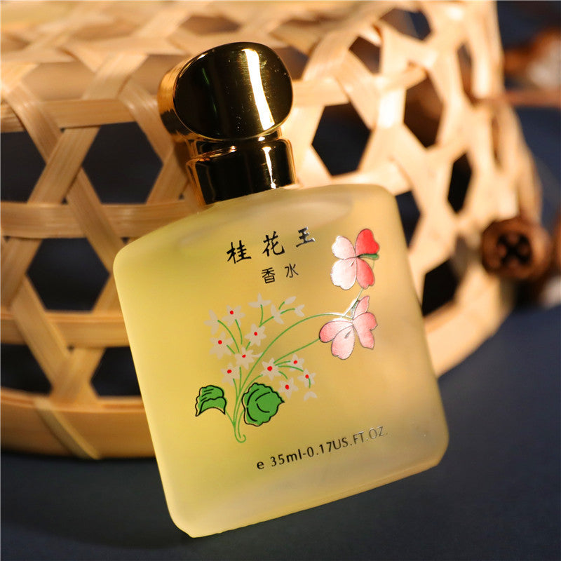 Qiuxia Osmanthus Fragrance Wang Men and Women Long-lasting Light Fragrance Student Small Fresh Rose Jasmine Fragrance Perfume Wholesale 