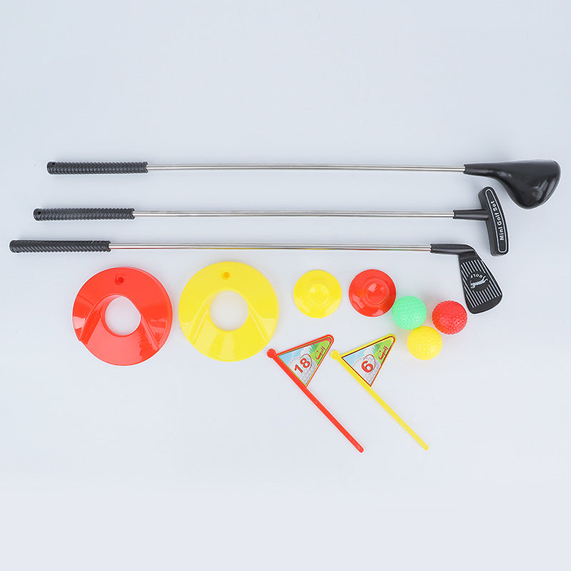 Children's golf metal club parent-child outdoor toy sports set Amazon foreign trade cross-border