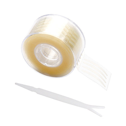 Wholesale double eyelid tape roll mesh round heart-shaped breathable invisible double eyelid tape 600 stickers per roll