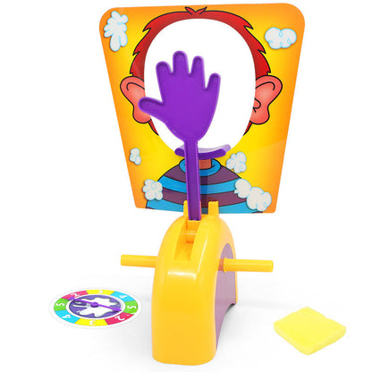 Double cream pie smashing machine, cake slapping machine, tricky slap game, large size, free foam table game