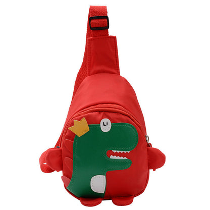 Wholesale children's bags new style boy dinosaur chest bag versatile girl messenger bag sports leisure cartoon shoulder bag 