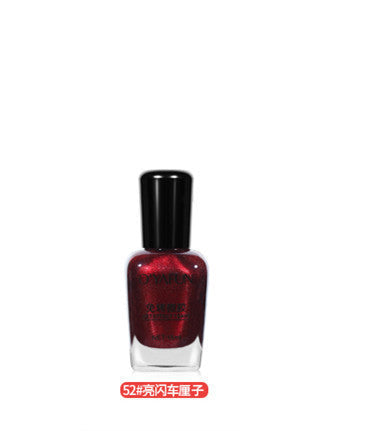 Ou Yafei nail polish no baking oil quick drying sequins glitter powder can not be peeled 15ML nail polish long-lasting no fading