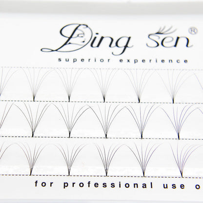 DINGSEN false eyelashes European style big flower 6P grafted eyelashes BCD8-18MMLOGO