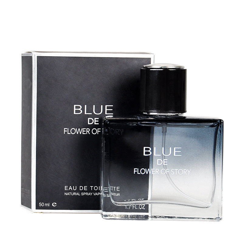 New Flower Story Cologne Azure Men's Perfume Ocean Fragrance Elegant Lasting Perfume 50ml Perfume Fragrance