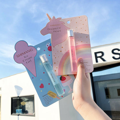 Internet celebrity hit Shimang ball perfume female student fresh natural long-lasting light perfume unicorn flavor ball perfume 