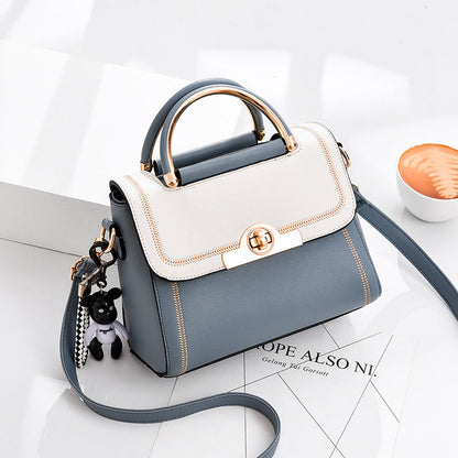 Autumn and winter new products 2024 fashion trend contrast color easy to match women's bags multi-color women's shoulder messenger bag one generation 