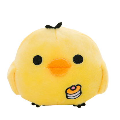 Nostril little yellow chicken doll big fat chicken little yellow chicken cute cartoon pillow plush toy little yellow duck