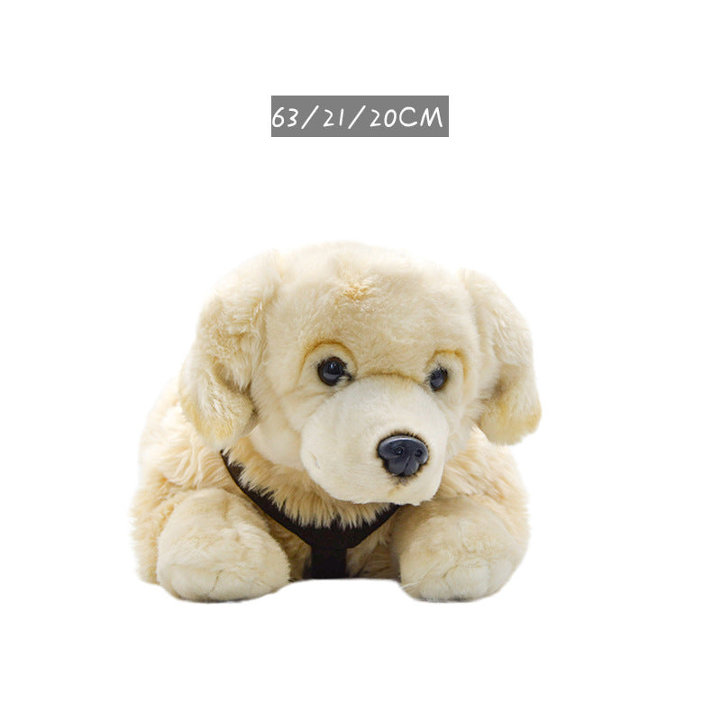 Simulation of canine family animal plush toys new style lying puppy cute doll children's gift doll