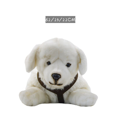 Simulation of canine family animal plush toys new style lying puppy cute doll children's gift doll