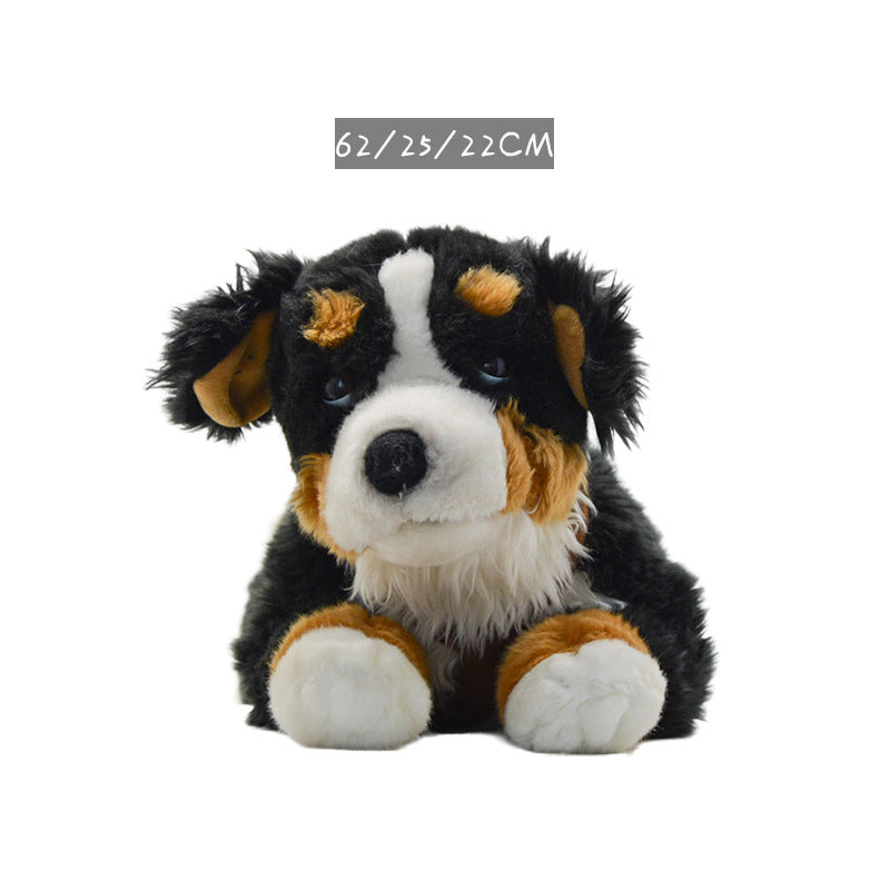 Simulation of canine family animal plush toys new style lying puppy cute doll children's gift doll