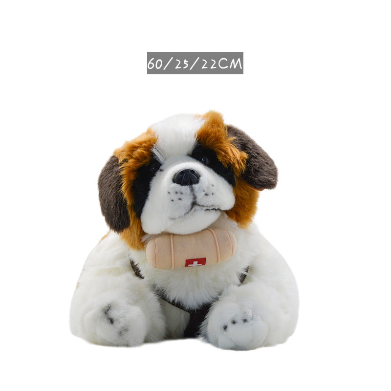 Simulation of canine family animal plush toys new style lying puppy cute doll children's gift doll