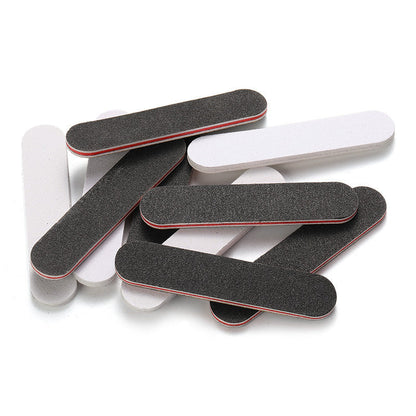 Manufacturers wholesale manicure tools mini black nail polish file beauty sponge sand nail file 180/240