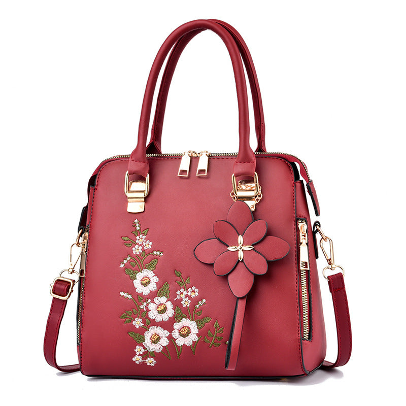 2024 autumn and winter new fashion trend Korean style printed decoration women's shoulder crossbody handbag one piece 