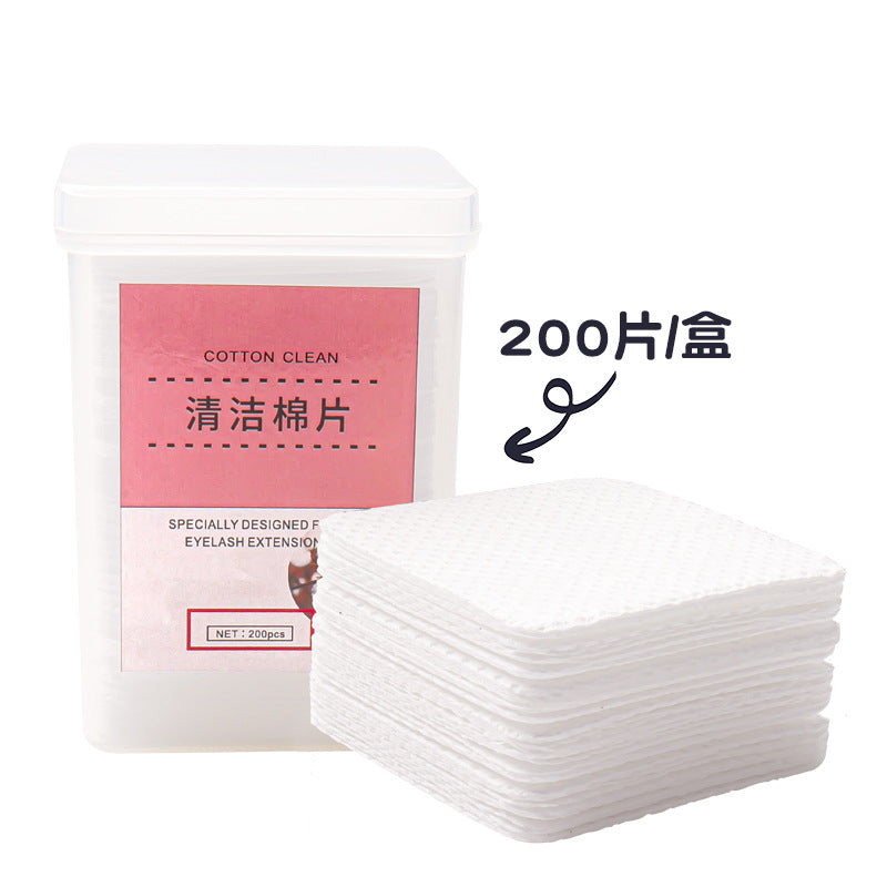 Eyelash extension glue bottle mouth wipes 170 pieces of cleaning cotton pads clean bottle mouth wipes