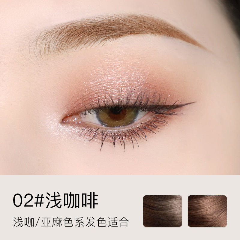 Small gold bar double-head eyebrow pencil with ultra-fine refill Small gold chopsticks waterproof and sweat-proof long-lasting non-smudged fine eyebrow pencil