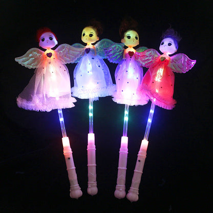 New luminous angel doll luminous confused doll flashing wave ball LED star ball fairy stick magic wand