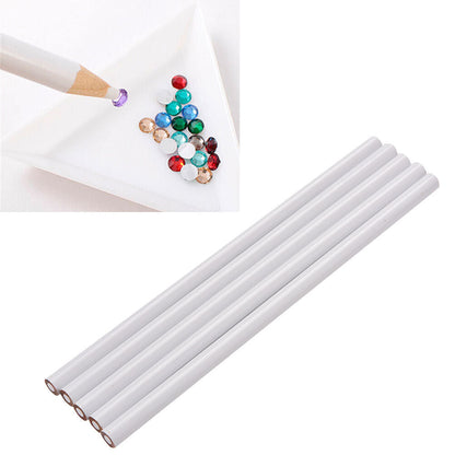 Finger nail art nail point drilling tool accessories special point drilling pencil point with self-adhesive stickers drilling crayon pencil